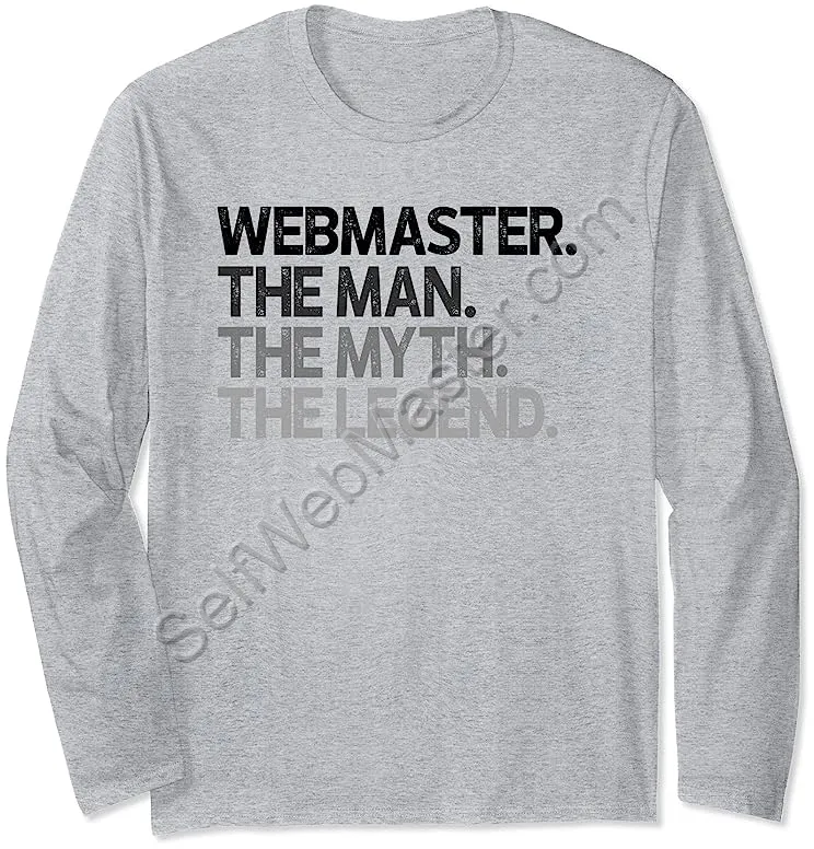 Webmaster. The man. The myth. The Legend.